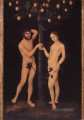 Adam und Eve 1 Religiosen Lucas Cranach der Ältere Nacktheit